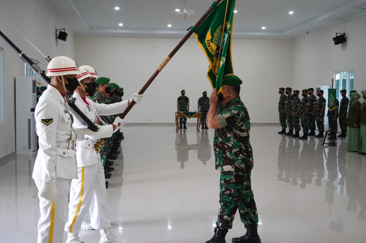 Danrem 022 PT Pimpin Tradisi Korps Penerimaan Penyerahan Jabatan