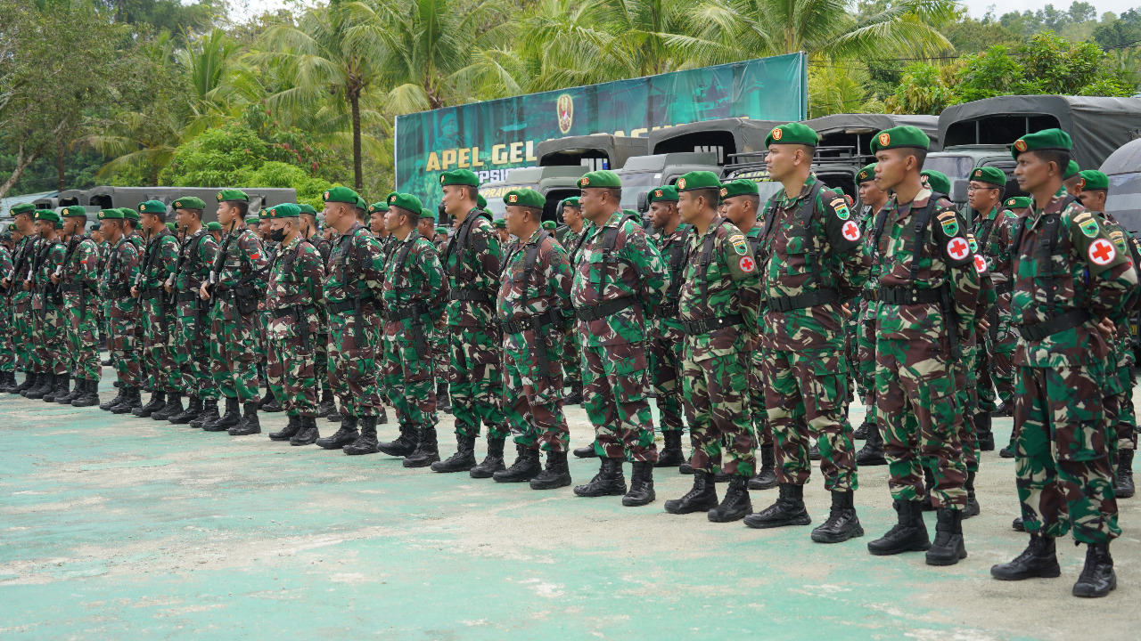 Danrem 181/PVT Pimpin Apel Gelar Pasukan Kesiapsiagaan TNI-AD TA. 2022 ...